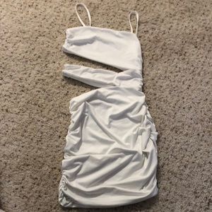 White cocktail dress